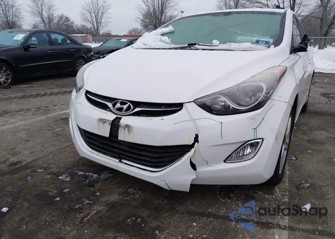 2012 Hyundai Elantra Gls z USA, uszkodzony, nr VIN 5NPDH4AE4CH098467